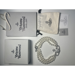 Naszyjnik kolia vivienne westwood silver orb saturn