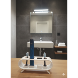 Stojak pod 2 szczoteczki oraz 2 końcówki Philips Sonicare