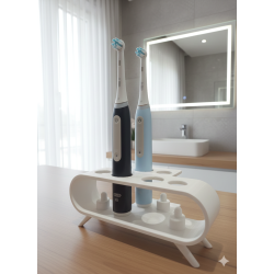 stojak podstawka na 2 szczoteczki oral b io