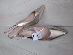 Czółenka Złote Anna Field