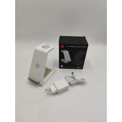 Ladowarka bezprzewodowa 3w1 T3 Qi telefon zegarek sluchawki nowa