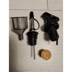 ZESTAW 4 POJEMNIKÓW NA OLEJ OCET ITP