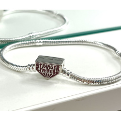 Nowa bransoletka Stranger Things 19cm modułowa srebro S925