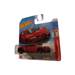 🚗❤️ Autko Hot Wheels ’76 Bugatti Chiron – czerwone ❤️🚗