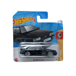 🖤🚗 Autko Hot Wheels ’87 Audi Quattro – czarne 🚗🖤