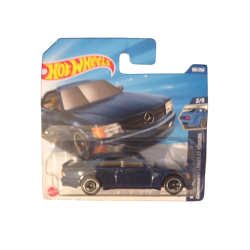 💙🏎️ Autko Hot Wheels ’89 Mercedes-Benz 560 SEC AMG – niebieskie 🏎️💙