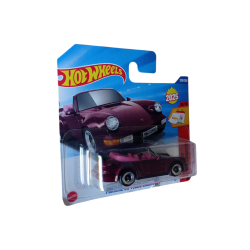 🚗❤️ Autko Hot Wheels Porsche 911 Turbo Cabriolet – ciemnoczerwone ❤️🚗