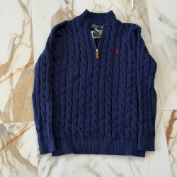 Nowy Grantowy Sweter Polo Ralph Lauren L