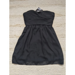 Czarna sukienka mini bez ramiączek ✨ Elegancka &amp;amp; kobieca 🔥