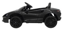 McLaren Artura na akumulator dla dzieci Czarny Napęd 4x4 Pilot Wolny Start EVA Audio LED