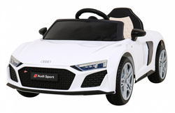 Audi R8 LIFT Samochodzik na akumulator Biały Pilot