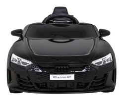 Audi RS E-Tron GT na akumulator Czarny Pilot Napęd 4x4 Radio MP3 LED EVA