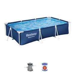 Basen Stelażowy Deluxe Steel Pro 300x201x66 BESTWAY 3w1 Pompa Filtr