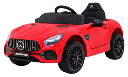 Mercedes Benz GT na akumulator dla dzieci Czerwony Pilot Wolny Start MP3 LED
