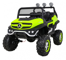 Mercedes Benz Unimog dla dzieci Zielony Napęd 4x4