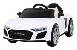 Audi R8 LIFT Samochodzik na akumulator Biały Pilot