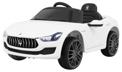 Maserati Ghibli na akumulator dla dzieci Biały Pilot