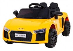 Audi R8 na akumulator dla dzieci Żółty Pilot