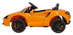 McLaren Artura na akumulator dla dzieci Pomarańczowy Napęd 4x4 Pilot Wolny Start EVA Audio LED