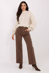 Spodnie Jeansy Damskie Model VM-SP-BQ9621-76.68 Brown - Factory Price
