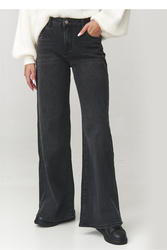 Spodnie Jeansy Damskie Model C26 Black - Makadamia