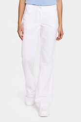 Spodnie Jeansowe spodnie bootcut SD140 White - Nife
