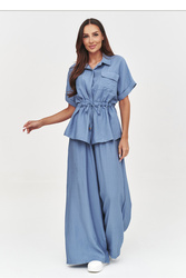 Spodnie Komplet Model C54 Blue Jeans - Makadamia