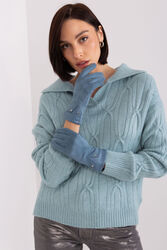 Rękawiczki Model AT-RK-239507.94P GreyBlue - AT