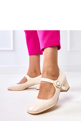 Czółenka Model Virag GG3088-2 Beige - Solea