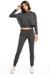Bluza Damska Model T3313 Dark Grey - Tessita