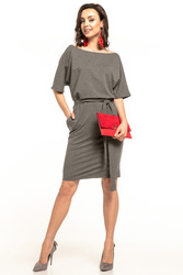 Sukienka Model T3092 Grey - Tessita