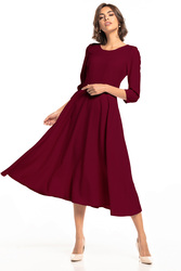 Sukienka Model T32713 Burgund - Tessita