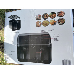 Frytkownica beztłuszczowa Alpina Double Air Fryer 8 L 2200 W