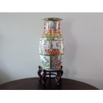 Duża waza chinska Familly Rose Canton. 63cm.