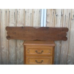 Dębowy wieszak z lwami