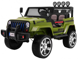 Autko terenowe Raptor Drifter Zielony Pilot Napęd 4x4 Schowek Wolny Start MP3 LED