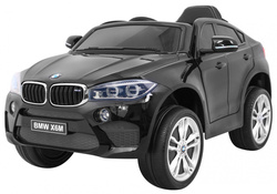 BMW X6M Elektryczne Autko dla dzieci - Czarny SUV Pilot