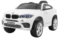 BMW X6M Elektryczne Autko dla dzieci, Biały SUV Pilot