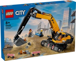 LEGO CITY 60420 Żółta koparka