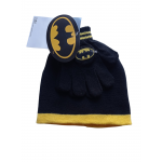Czapka dziecięca na licencji Batman + rękawiczki – idealny zestaw na chłodne dni - Outlet!