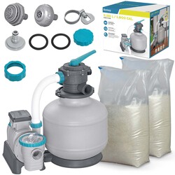 Pompa piaskowa 11355 lh piasek 50kg Bestway 58486