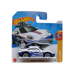 🚗 Hot Wheels – Porsche 911 Rallye (biało-niebieski)