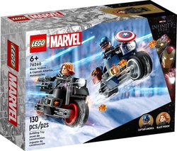 LEGO MARVEL 76260 Motocykle Czarnej Wdowy...
