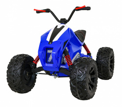Quad Lucky Seven na akumulator Niebieski Koła EVA Wolny Start LED MP3 USB