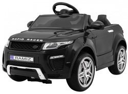 Autko Rapid Racer elektryczne dla dzieci, Czarny SUV Pilot