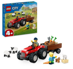LEGO CITY 60461 8szt Czerwony traktor z przycz.