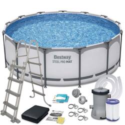 Basen ogrodowy stelażowy 396 x 122 cm 11w1 Bestway 5618W