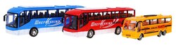 3 modele Autobusów dla dzieci 3 Bus szkolny Autobusy wycieczkowe Żywa kolorystyka