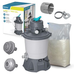 Pompa piaskowa 3596 lh piasek 25kg Bestway 58515