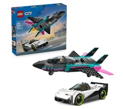 LEGO CITY 60489 Odrzutowiec kontra samochód